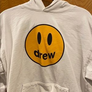 Drew white hoodie